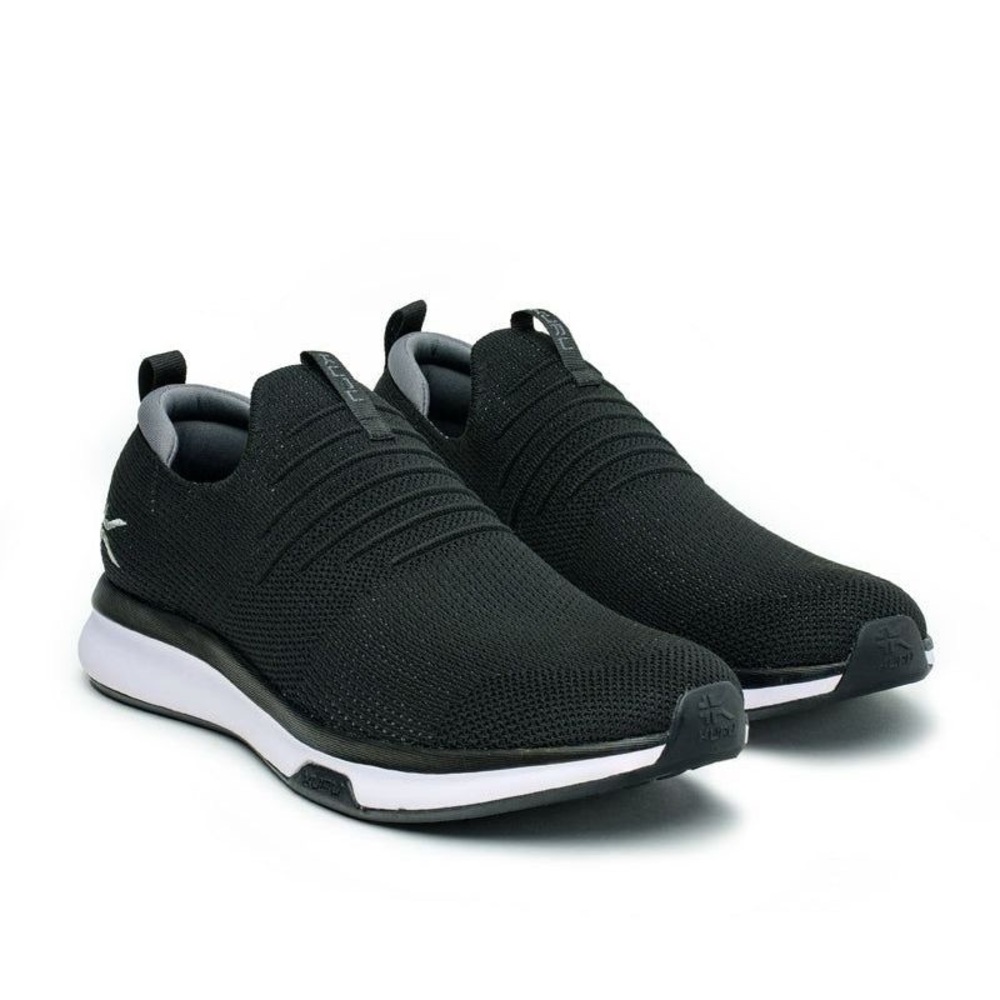 KURU ATOM Slip-On Men’s Jet Black-Slate‎ Gray best-selling sneaker. Size 10 M